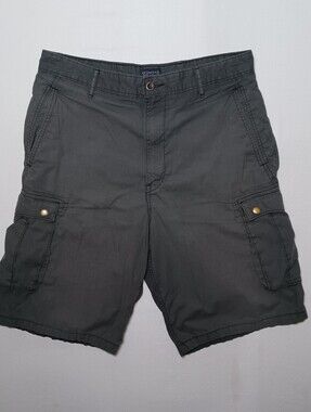 Levi's Strauss Mens Snap Carrier Cargo Shorts 34 Gray 11" Inseam